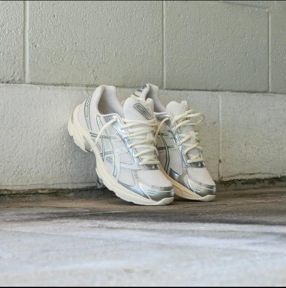 Mens Asics Gel-1130 “Holiday Pack” (Cream/Pure Silver)