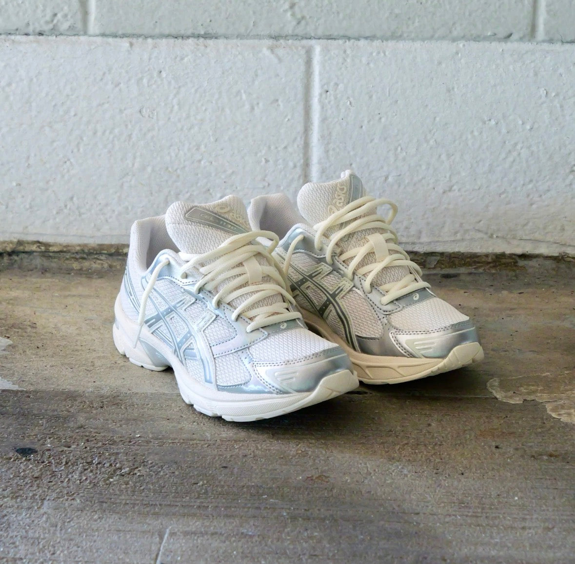 Mens Asics Gel-1130 “Holiday Pack” (Cream/Pure Silver)